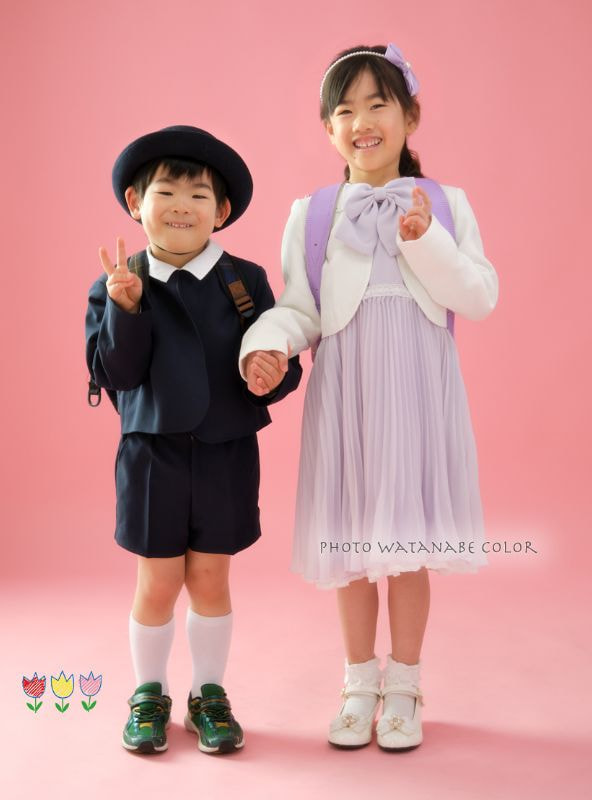 入園記念姉妹！