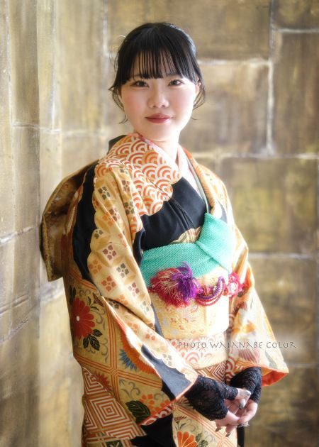 成人式ショール可愛い！