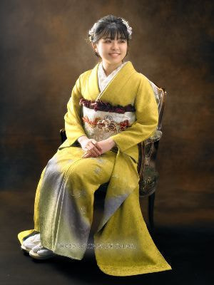 成人式記念家族写真